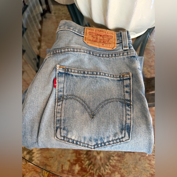 Levi's Denim - Vintage Levi's Light Blue Denim Jeans with Red Tab